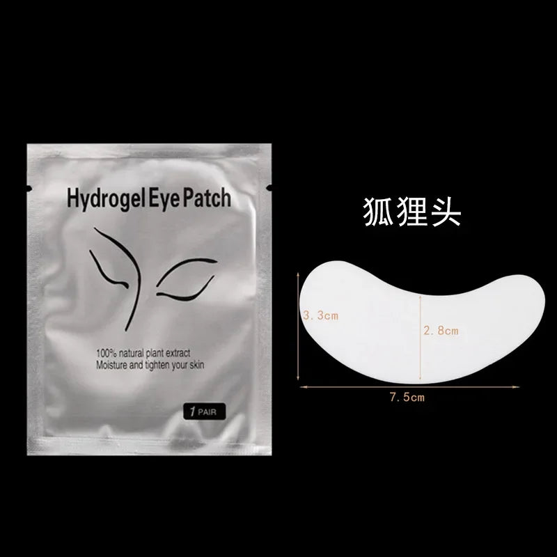 50 Pairs Eyelash under Eye Patches Eye Pad Isolation Remove Hydrogel Eye Patch Sticker Gasket Eyelash Extension Makeup Tools