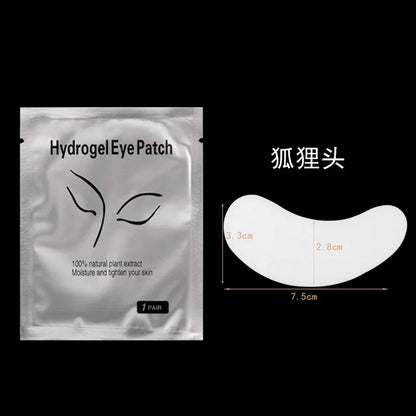 50 Pairs Eyelash under Eye Patches Eye Pad Isolation Remove Hydrogel Eye Patch Sticker Gasket Eyelash Extension Makeup Tools