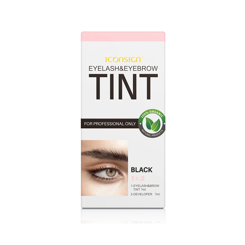 Eyelash Eyebrow Dye Tint Kit Mascara Lift Tinting Tattoo Eyes Makeup Tools Keep 60 to 80 Days