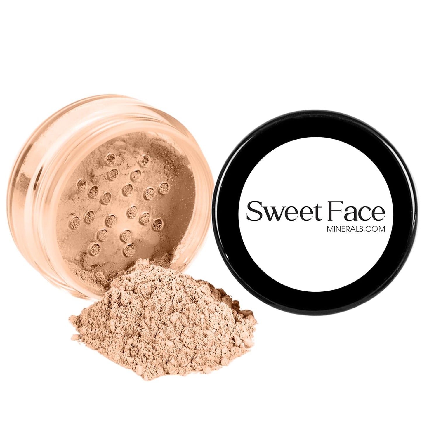 (5Gms) Medium Rice Setting Powder by Sweetface Minerals, Blurring, Loose Powder Makeup, Face Powder Compact, Finishing Powder, Pressed Setting Powder, Oil Control Face Powder