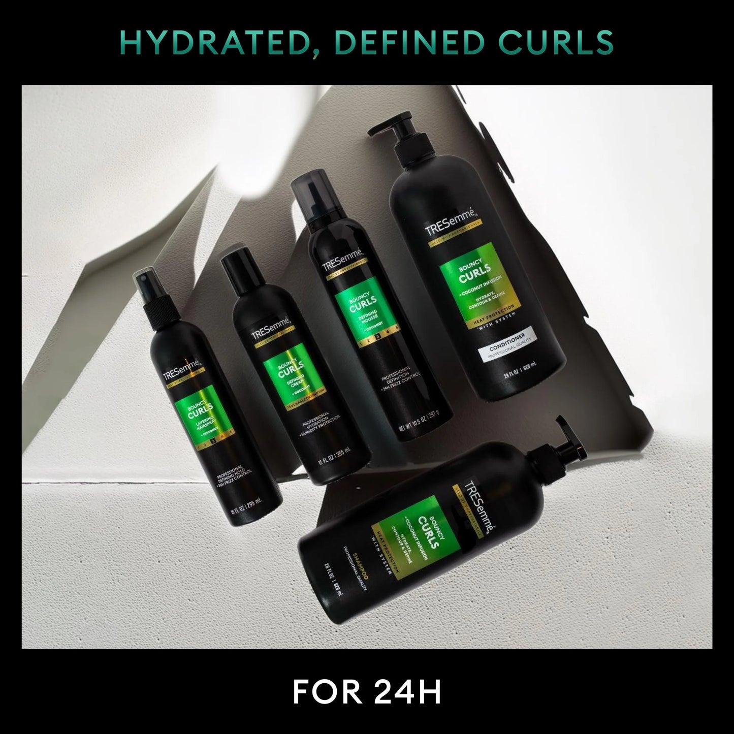 (3 Pack)  Bouncy Curls Mousse with 24H Control & Definition, 15 Oz
