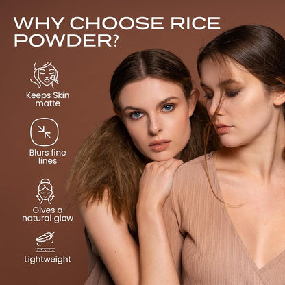 (5Gms) Medium Rice Setting Powder by Sweetface Minerals, Blurring, Loose Powder Makeup, Face Powder Compact, Finishing Powder, Pressed Setting Powder, Oil Control Face Powder