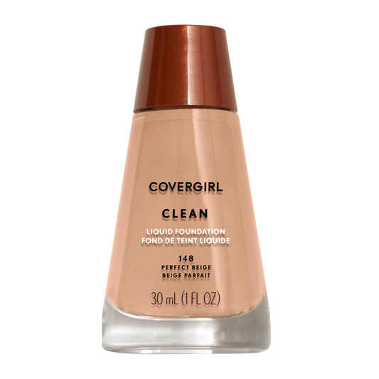 Clean Liquid Foundation, 148 Perfect Beige, 1 Fl Oz
