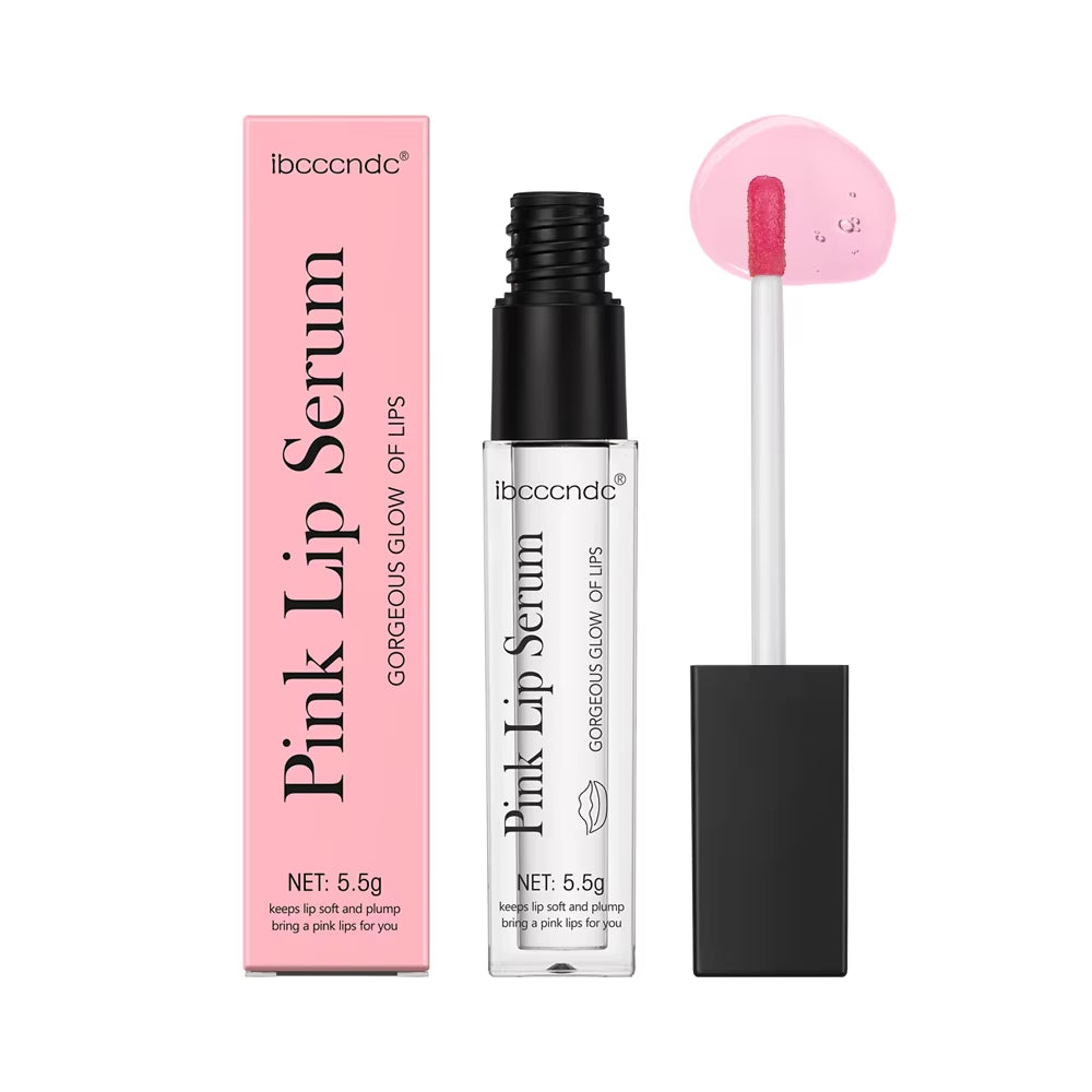 Pink Lip Serum Moisturizing Fresh Effective Reduce Pigmentation Exfoliating Plumper Sexy Care Cosmetics