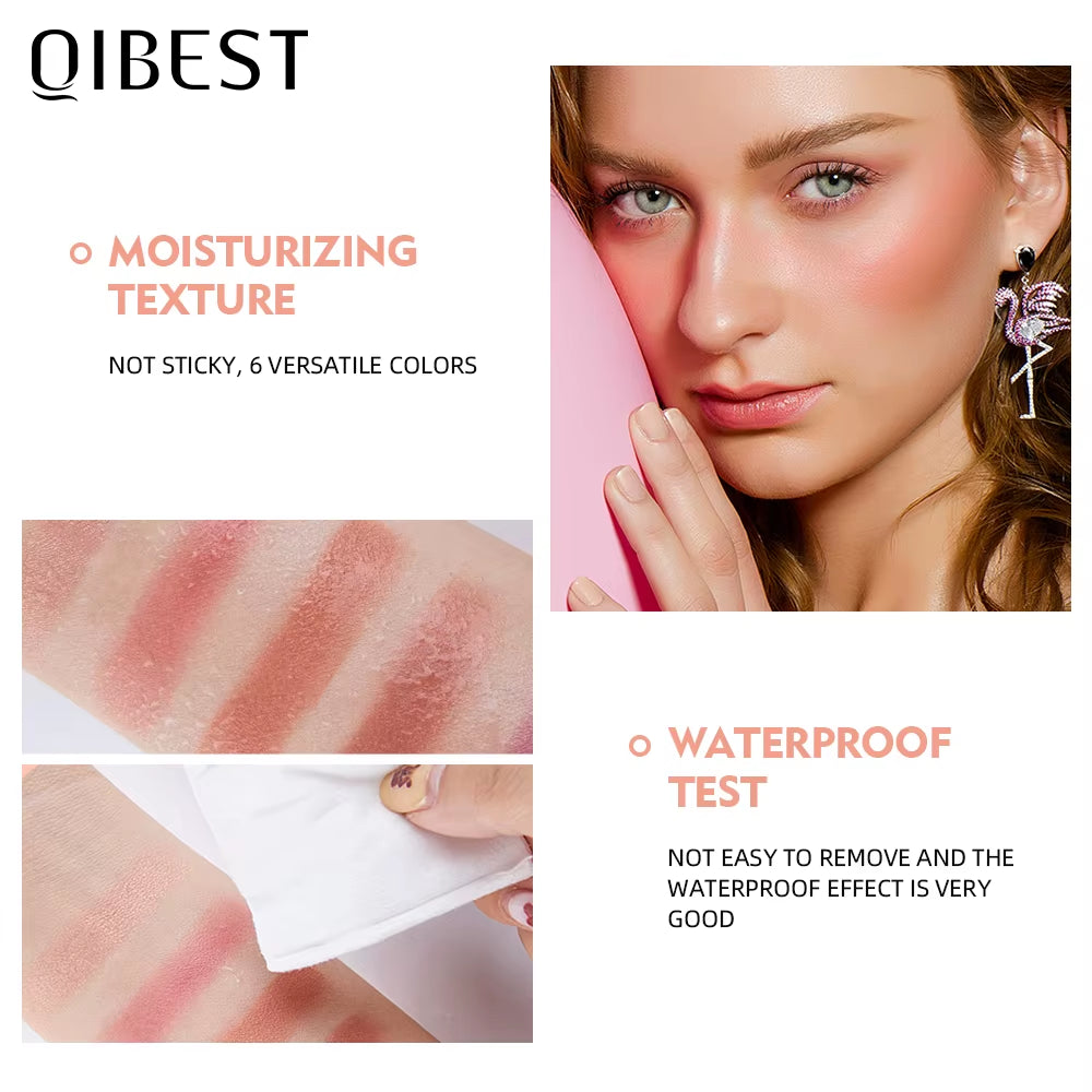 Face Blusher Peach Cream  Cheek Contour Blush Cosmetics Blusher Cream Korean Makeup Rouge Tint Blush