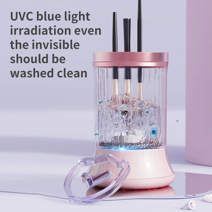 Rechargeable Makeup Brush Cleaner Machine Multifunctional Cleaning Drying Tool