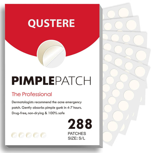 Pimple Patches for Face, Hydrocolloid Acne Patches, Cute round Shape Zit Covers, Spot Stickers with Tea Tree, Salicylic Acid & Cica Oil| 2 Sizes (9Mm, 12Mm) |288 Count | Cute round Shape, Zit Covers, Spot Stickers, with Tea Tree, Salicylic Acid, Cica Oil