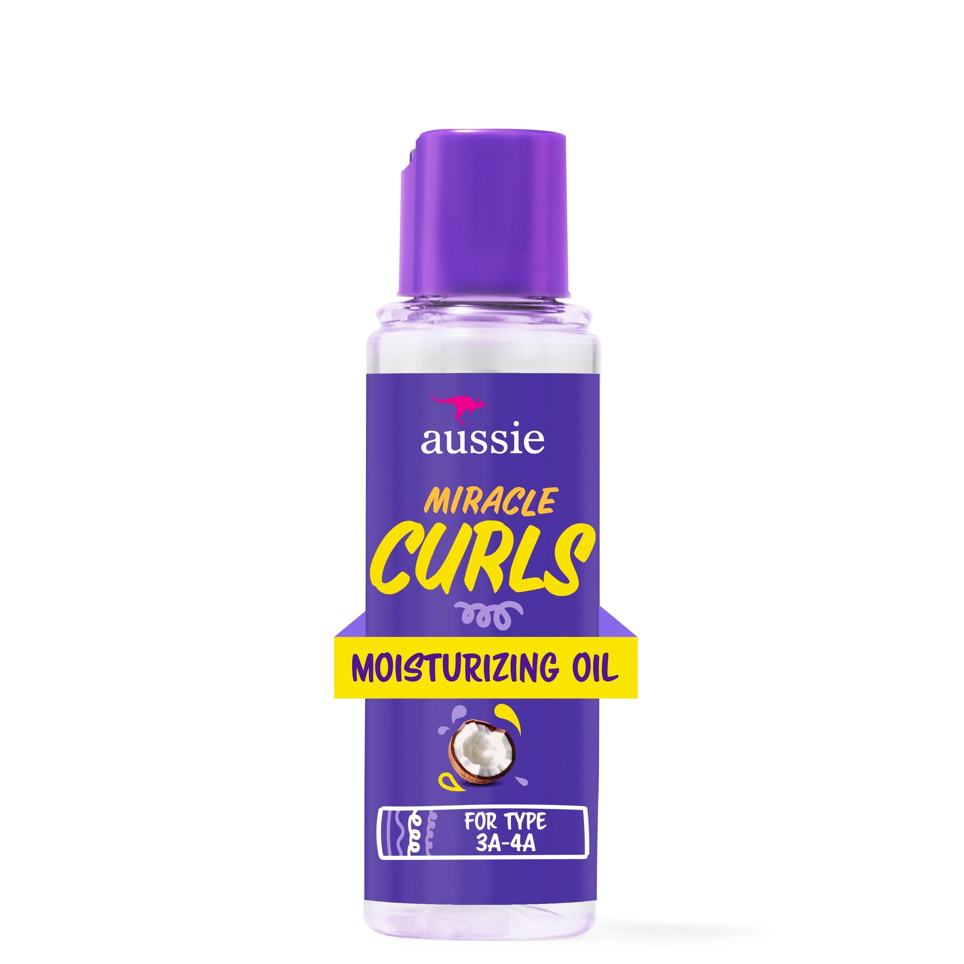 Miracle Curls Coconut Curl-Defining Hair Oil, for Curly Hair 3.2 Fl Oz