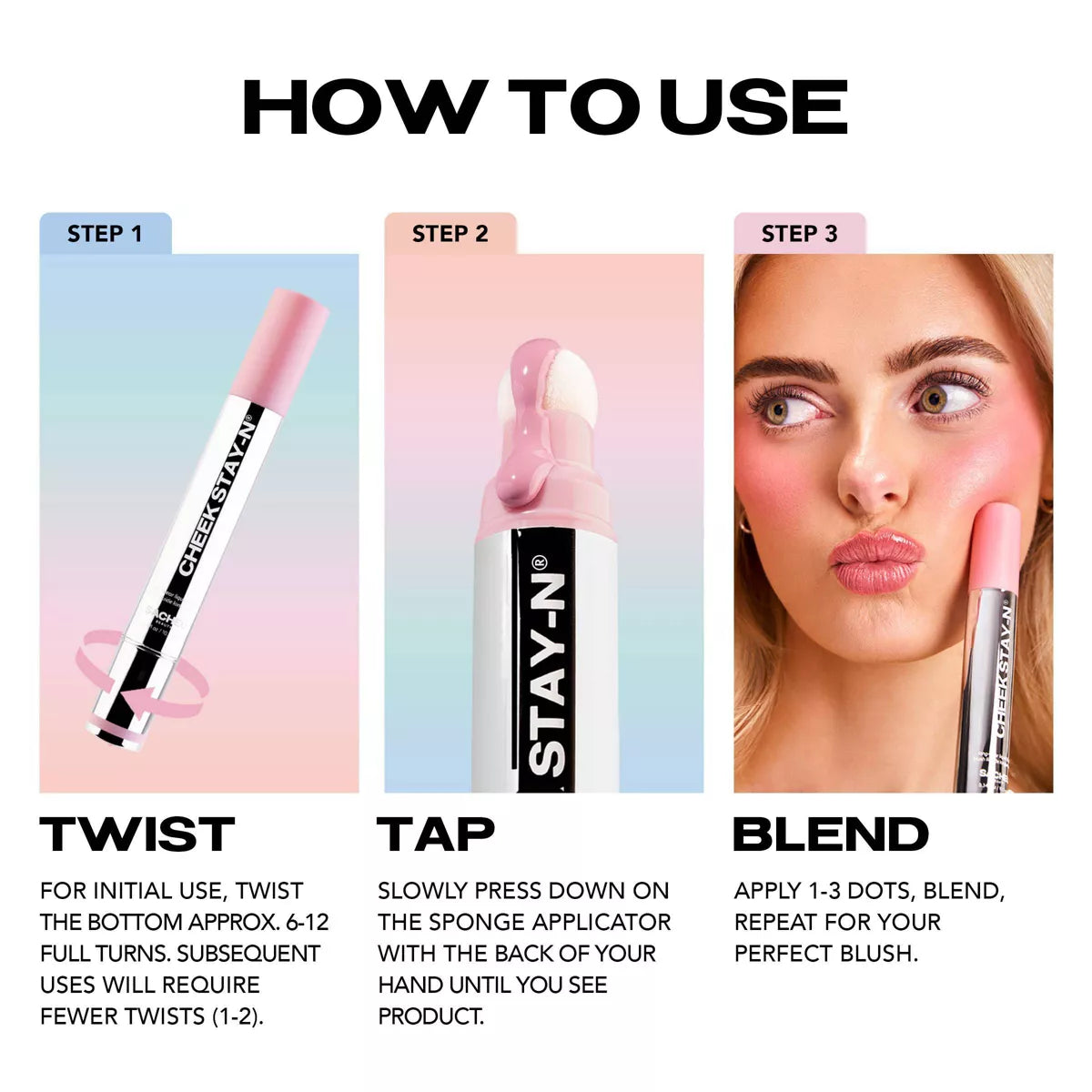 Sacheu Cheek STAY-N - 0.34 Fl Oz