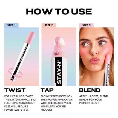 Sacheu Cheek STAY-N - 0.34 Fl Oz