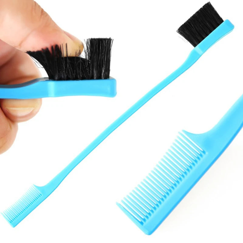 10/20/50Pcs Double-Sided Edge Control Hair Comb Hair Styling Wholesale Baby Hair Brushes Eyebrow Combing Makeup Tool