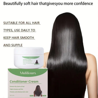 Leave-In Hair Conditioner Deep Moisturizing with Strong Strands Natural Ingredients for All Hair Types Gentle Care