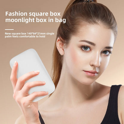 Mini Portable Folding Makeup Mirror Led Lights Magnifying Compact Pocket Travel Aesthetic Vanity Mirrors Make up Tools 5X