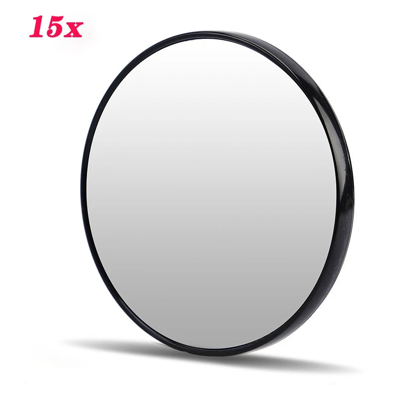5X/10X/15X Magnifying Mirror Suction Cup Mini Compact Makeup Mirror Hand Travel Small Pocket round Vanity Mirrors Make up Tools