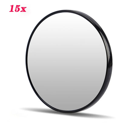 5X/10X/15X Magnifying Mirror Suction Cup Mini Compact Makeup Mirror Hand Travel Small Pocket round Vanity Mirrors Make up Tools