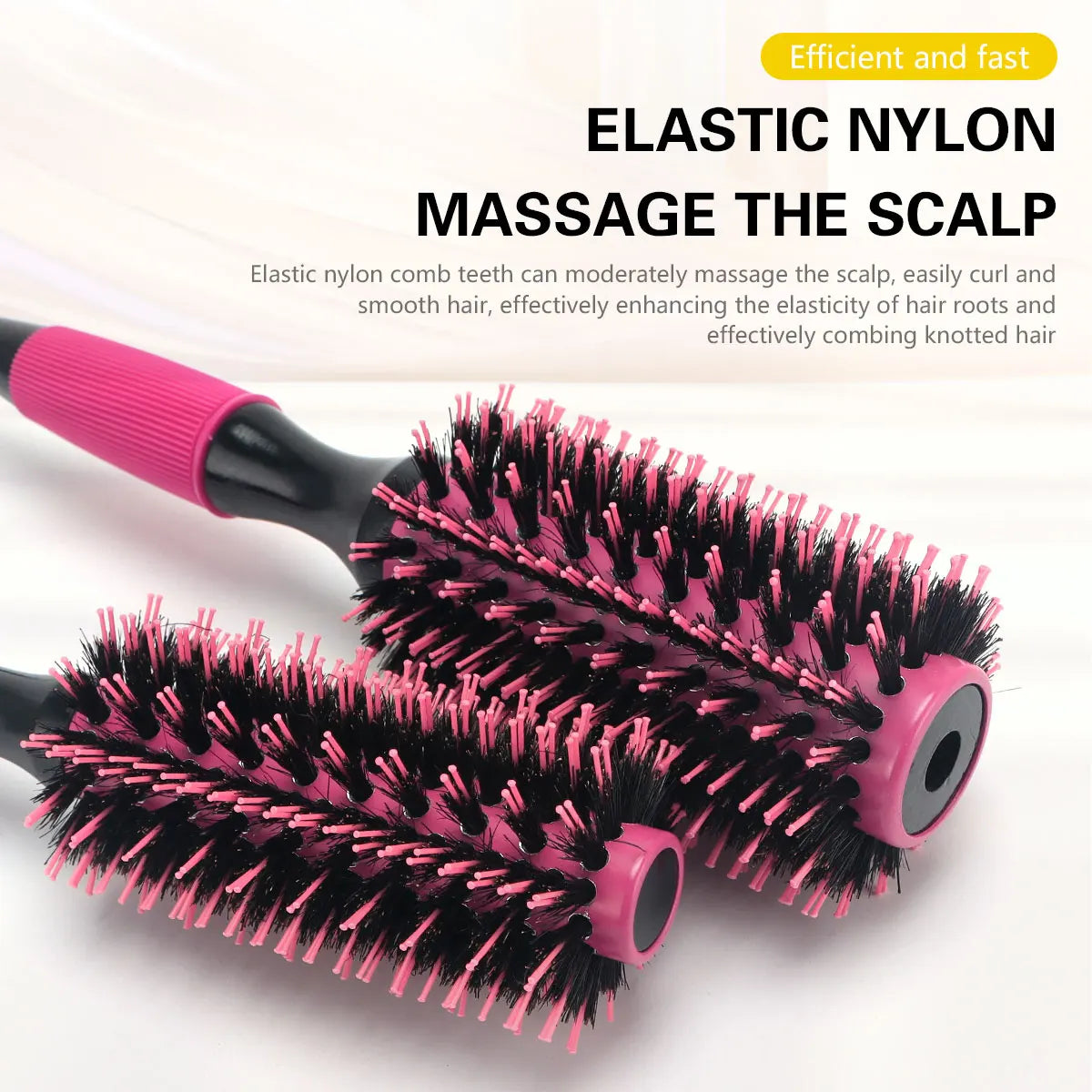 Barbershop Comb Salon Styling Tools round Hair Comb Hairdressing Curling Hair Brushes Combs Hairdressing Supply
