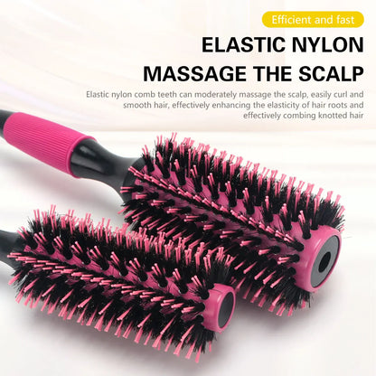 Barbershop Comb Salon Styling Tools round Hair Comb Hairdressing Curling Hair Brushes Combs Hairdressing Supply