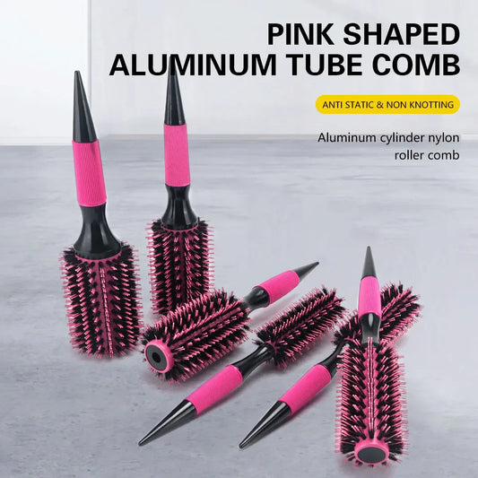 Barbershop Comb Salon Styling Tools round Hair Comb Hairdressing Curling Hair Brushes Combs Hairdressing Supply