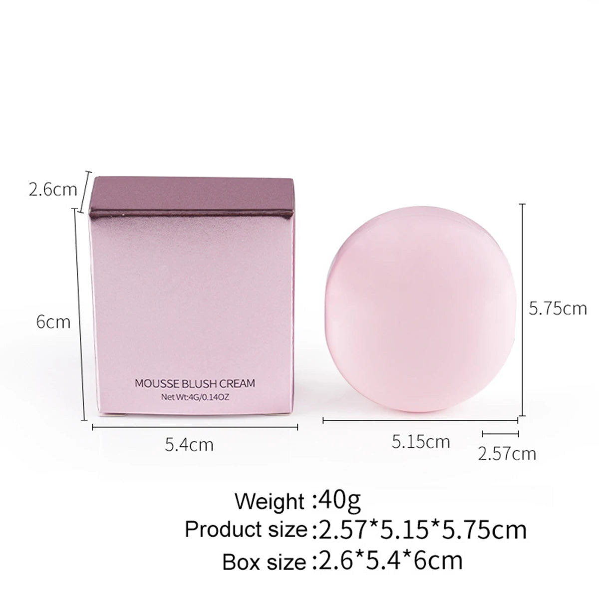Stay Vulnerable Melting Blush 5G Nearly Neutral Luminous Blush Cream Natural Nude Lip & Cheek Dual Blush No Logo