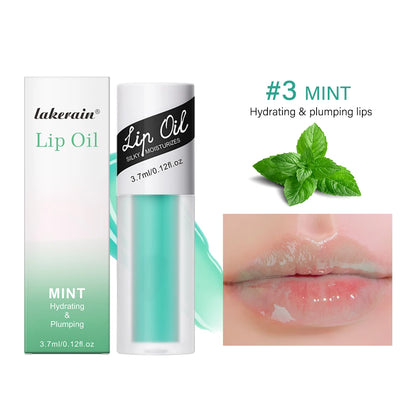Korean Lip Oil Appleberry Lip Stain Gift Long-Lasting Moisturizing Plumping Revitalizing for Dry Lips No Peel off Lip Tint