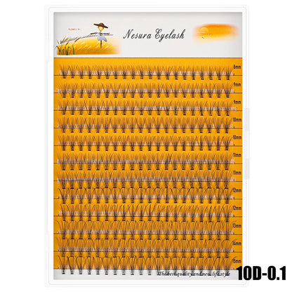 12 Row Mixed Pack 10D/20D Natural Eyelash Makeup Eyelash Extension, Handmade Fake Eyelashes, Personal Eyelash Extension