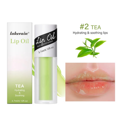 Korean Lip Oil Appleberry Lip Stain Gift Long-Lasting Moisturizing Plumping Revitalizing for Dry Lips No Peel off Lip Tint