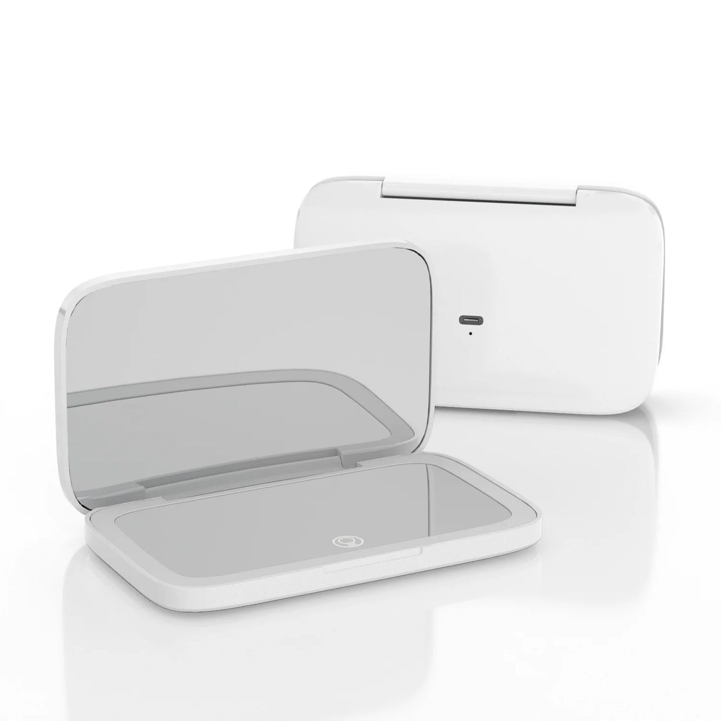 Mini Portable Folding Makeup Mirror Led Lights Magnifying Compact Pocket Travel Aesthetic Vanity Mirrors Make up Tools 5X