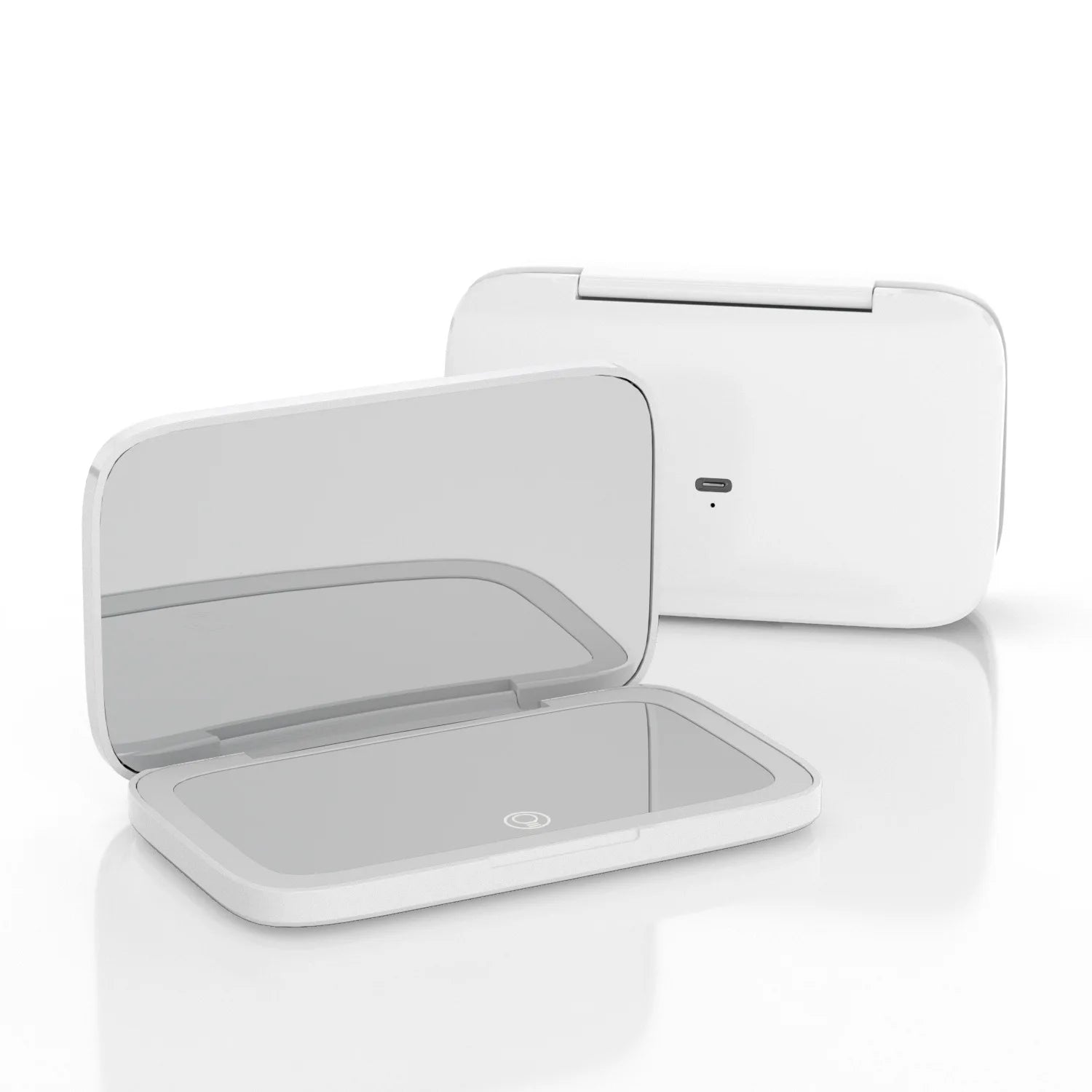 Mini Portable Folding Makeup Mirror Led Lights Magnifying Compact Pocket Travel Aesthetic Vanity Mirrors Make up Tools 5X