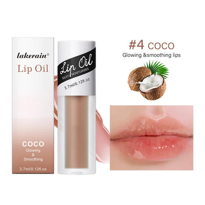 Korean Lip Oil Appleberry Lip Stain Gift Long-Lasting Moisturizing Plumping Revitalizing for Dry Lips No Peel off Lip Tint