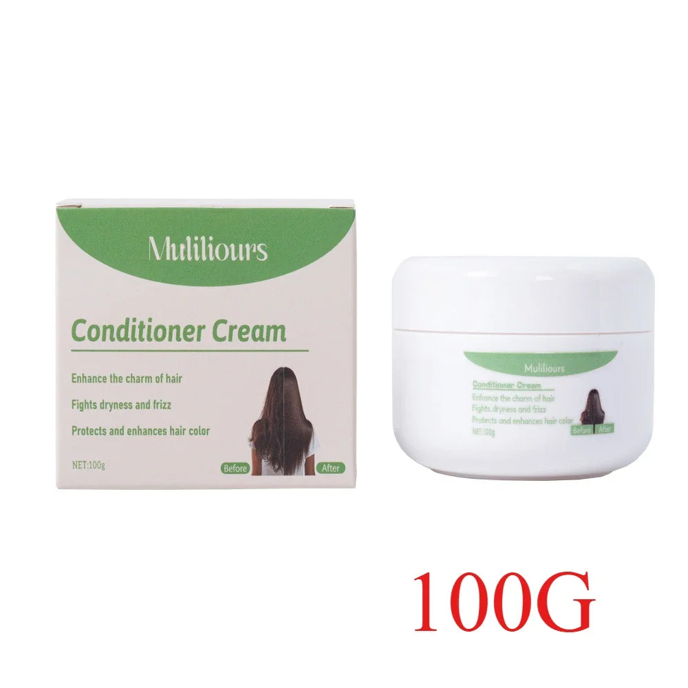 Leave-In Hair Conditioner Deep Moisturizing with Strong Strands Natural Ingredients for All Hair Types Gentle Care