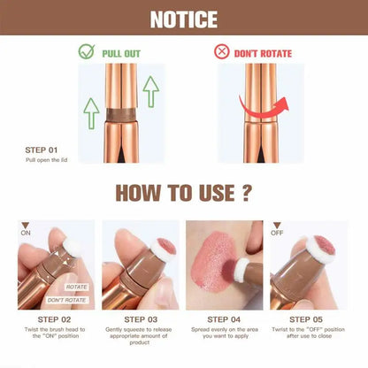Blush Highlighter Stick Face Liquid Blusher Natural Cream Cheek Eye Tint Peach Blush Contour Blush Brighten Cheek Cosmetic