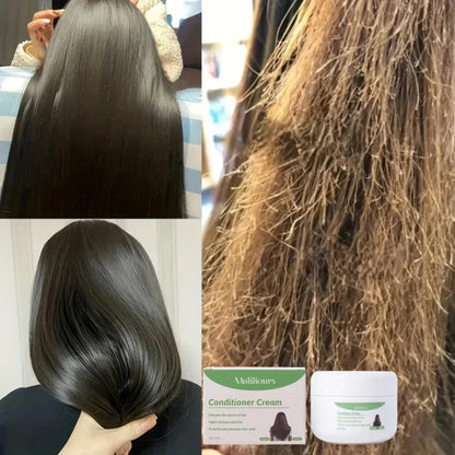 Leave-In Hair Conditioner Deep Moisturizing with Strong Strands Natural Ingredients for All Hair Types Gentle Care