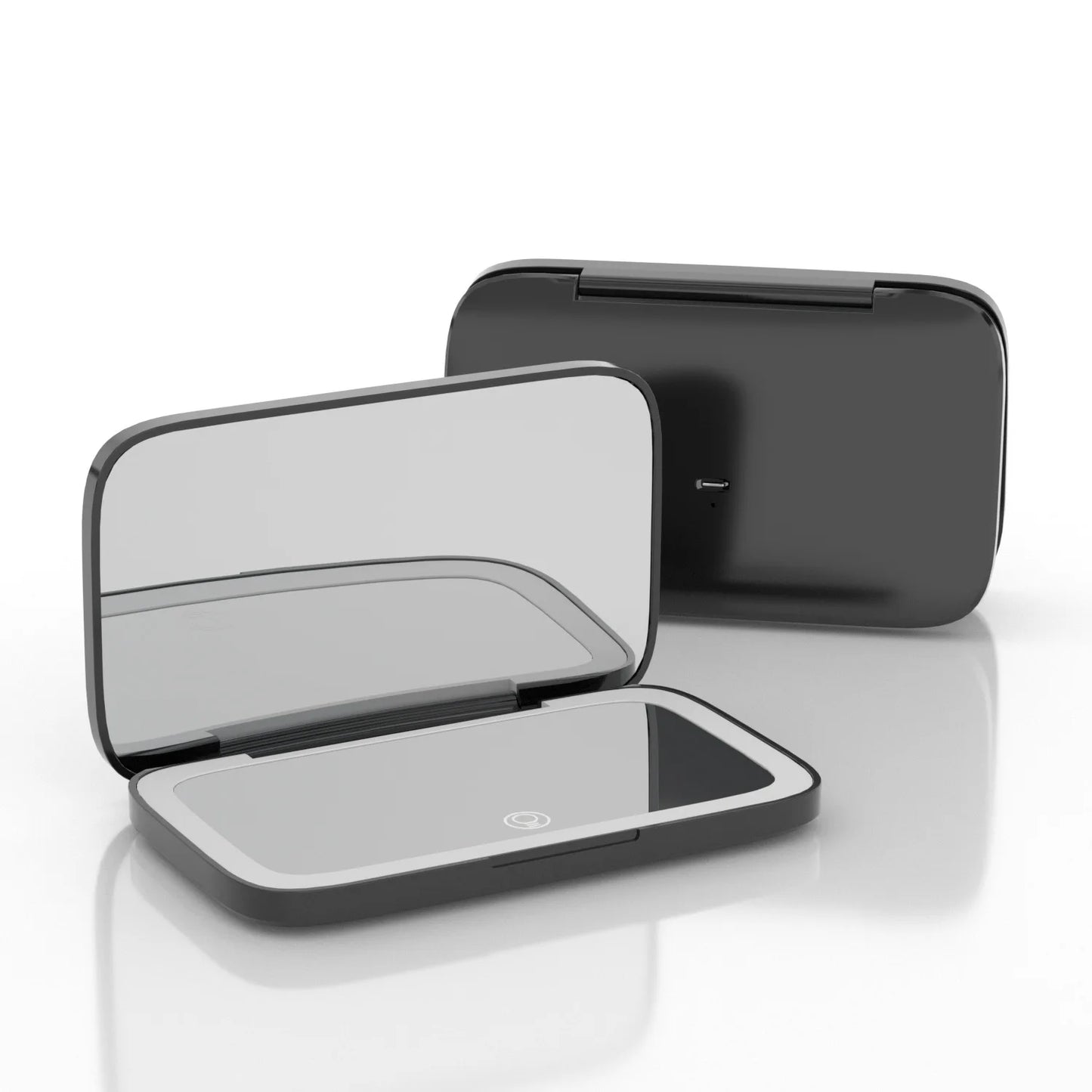 Mini Portable Folding Makeup Mirror Led Lights Magnifying Compact Pocket Travel Aesthetic Vanity Mirrors Make up Tools 5X