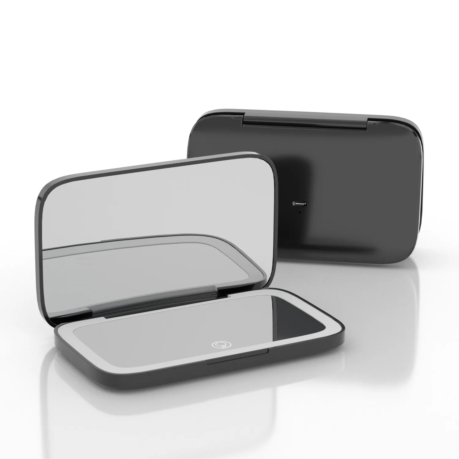 Mini Portable Folding Makeup Mirror Led Lights Magnifying Compact Pocket Travel Aesthetic Vanity Mirrors Make up Tools 5X