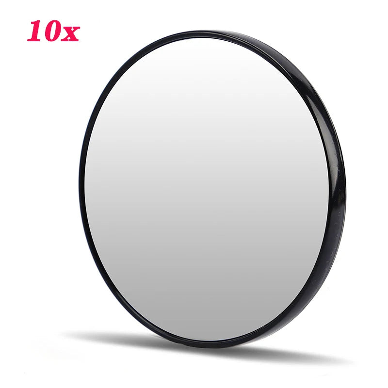 5X/10X/15X Magnifying Mirror Suction Cup Mini Compact Makeup Mirror Hand Travel Small Pocket round Vanity Mirrors Make up Tools