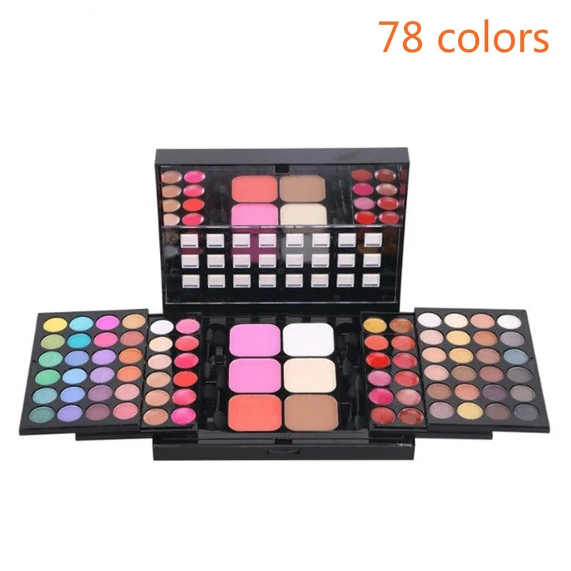 40/74/78 Colors Glitter Eyeshadow Palette Matte Waterproof