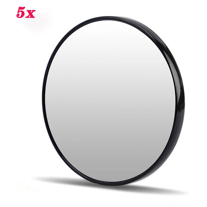 5X/10X/15X Magnifying Mirror Suction Cup Mini Compact Makeup Mirror Hand Travel Small Pocket round Vanity Mirrors Make up Tools