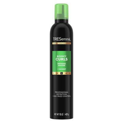 (3 Pack)  Bouncy Curls Mousse with 24H Control & Definition, 15 Oz