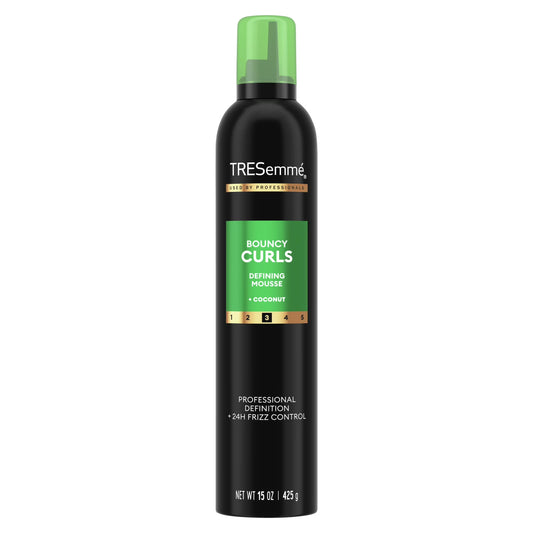 (3 Pack)  Bouncy Curls Mousse with 24H Control & Definition, 15 Oz