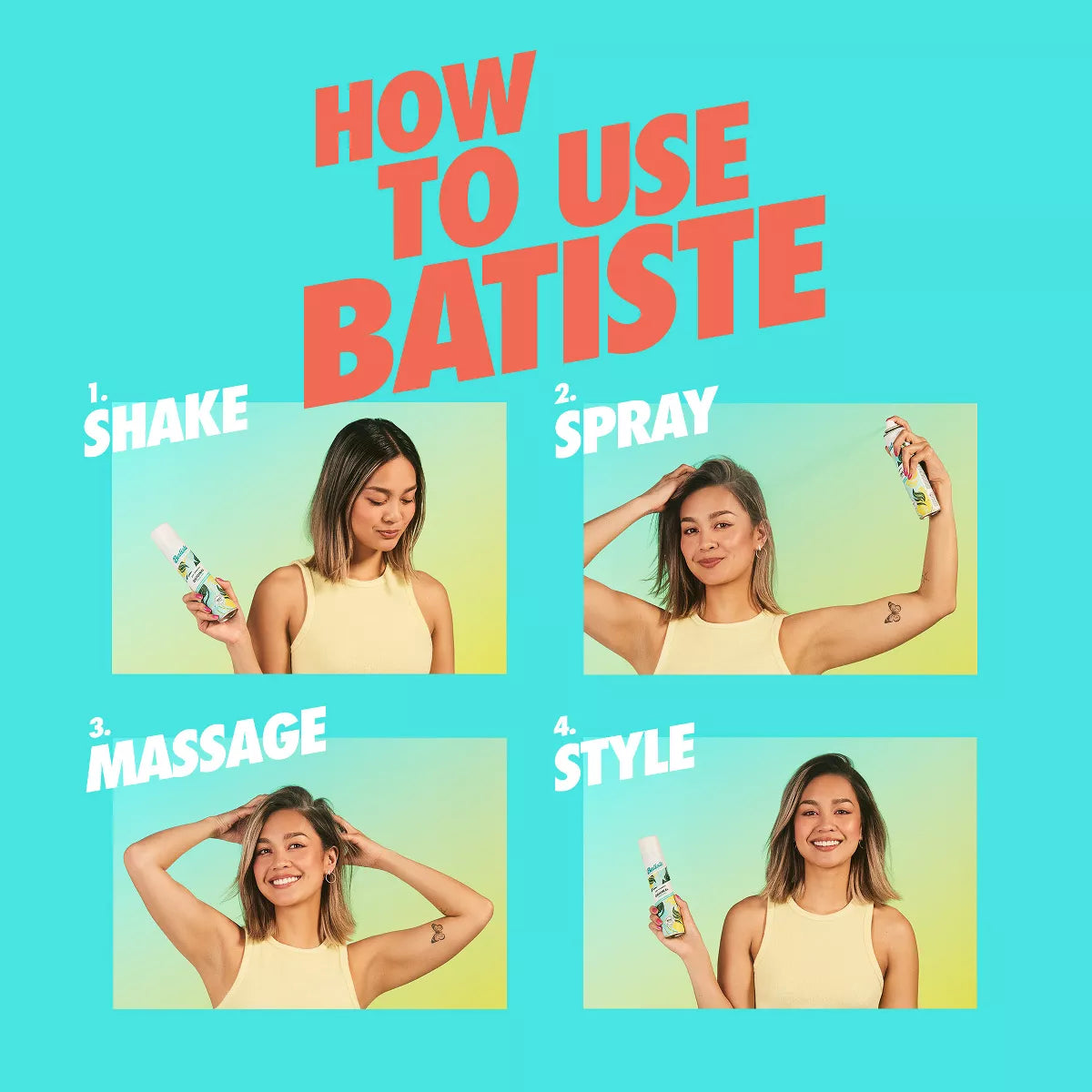 Batiste Bare Dry Shampoo Barely Scented