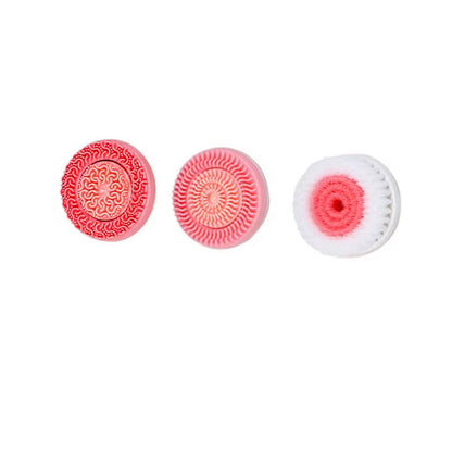 Ultrasonic Cleaner Electric Cleansing Brush 3 in 1 Face Massagers Sonic Rotating Cleansing Brush Galvanic Remove Blackheads Tool
