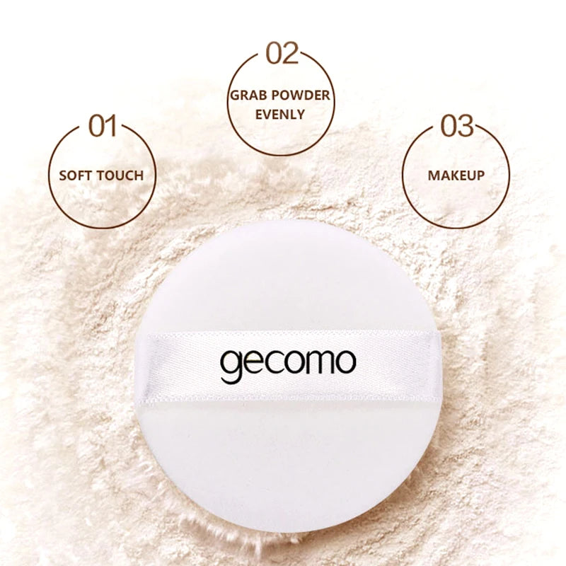 Gemeng Powder Makeup Setting Powder Durable Waterproof Sweat Proof Makeup Concealer Honey Powder