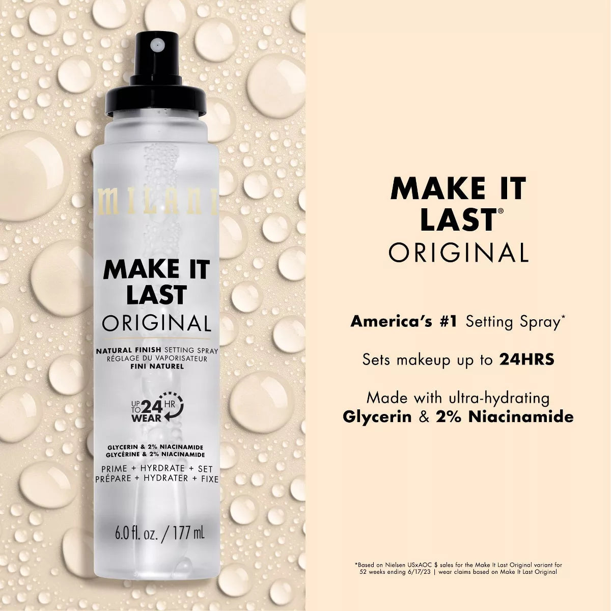 Milani Make It Last Original Natural Finish Setting Spray