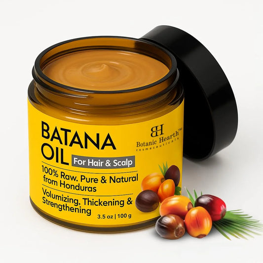 Batana Oil for Hair Growth | Batana Butter (3.5 Fl Oz) | Deeply Nourishing & Revitalizing Hair & Skin Care