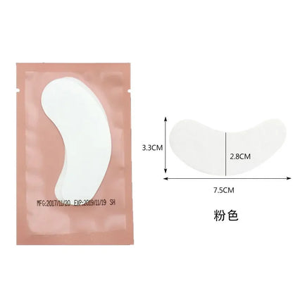 50 Pairs Eyelash under Eye Patches Eye Pad Isolation Remove Hydrogel Eye Patch Sticker Gasket Eyelash Extension Makeup Tools