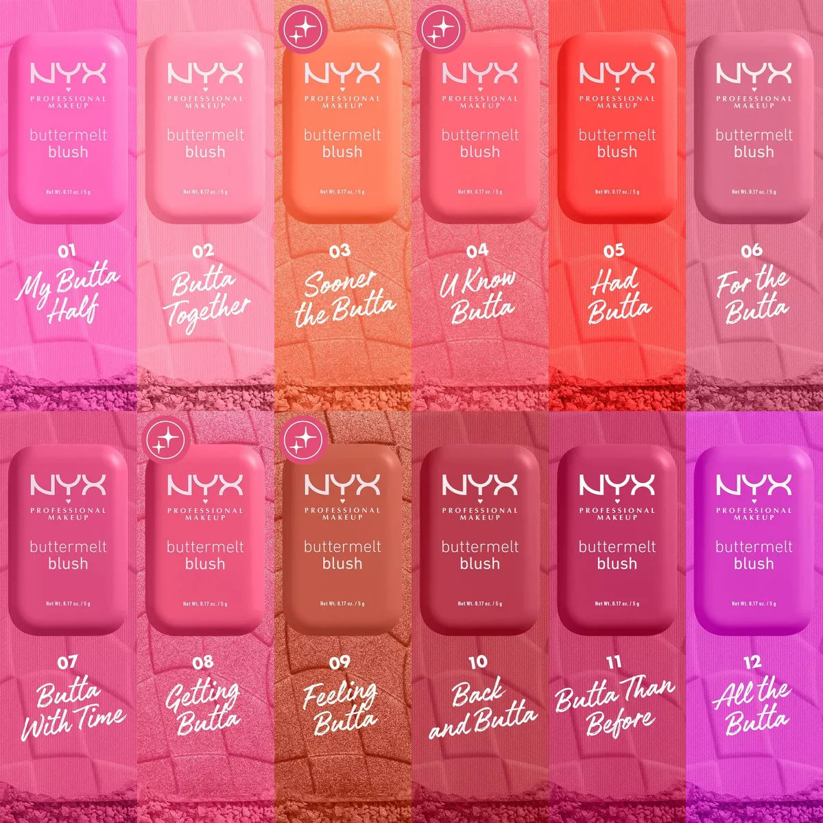 NYX Professional Makeup Buttermelt Blush - 0.17Oz