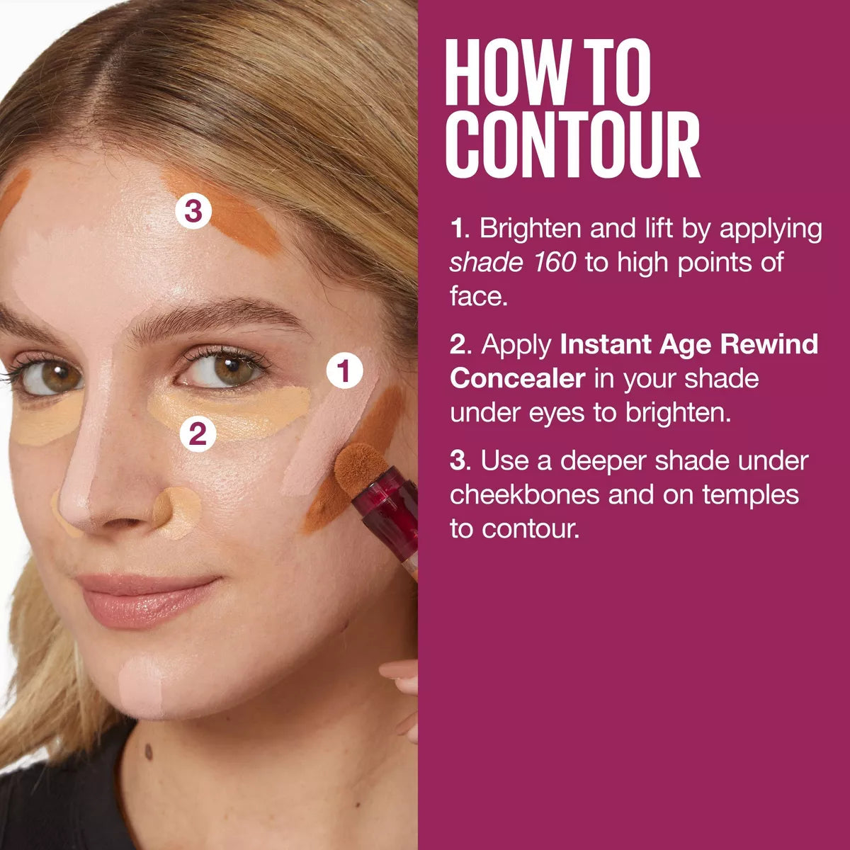 Maybelline Instant Age Rewind Multi-Use Dark Circles Concealer Medium to Full Coverage - 0.2 Fl Oz