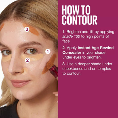 Maybelline Instant Age Rewind Multi-Use Dark Circles Concealer Medium to Full Coverage - 0.2 Fl Oz