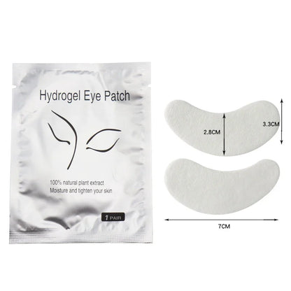 50 Pairs Eyelash under Eye Patches Eye Pad Isolation Remove Hydrogel Eye Patch Sticker Gasket Eyelash Extension Makeup Tools