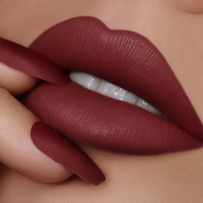 1PC Professional Lipstick Waterproof Lips Makeup Long Lasting Pigment Nude Brown Red Lipsticks Velvet Matte Lip Tint Cosmetics